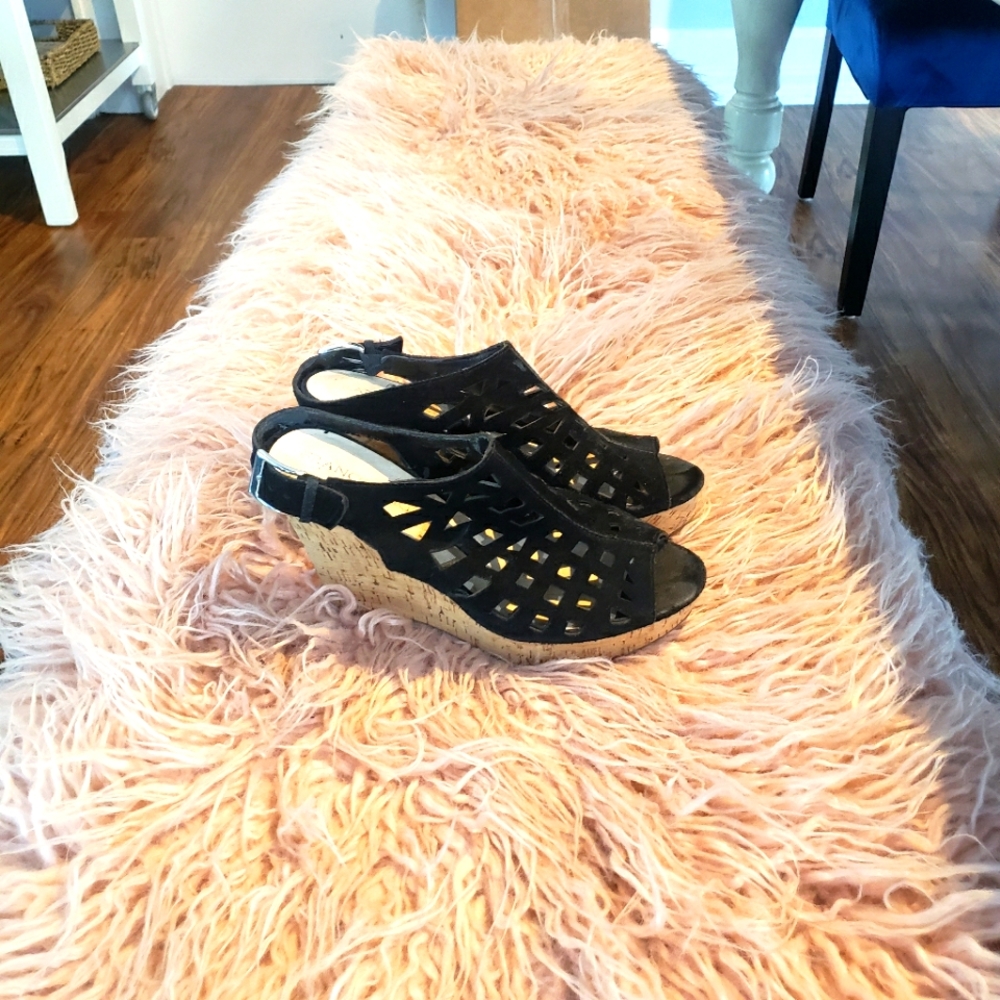 Franco Sarto wedge sandals 7.5